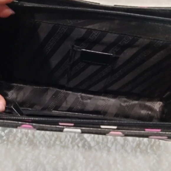 Kate Spade Black and Pink White Polka Dot Bag - Picture 5 of 5